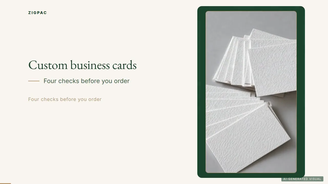 นามบัตรสั่งทำที่ทำให้การแนะนำตัวครั้งต่อไปของคุณมีความหมาย: คู่มือวิดีโอ